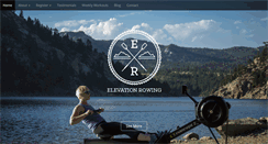 Desktop Screenshot of elevationrowing.com